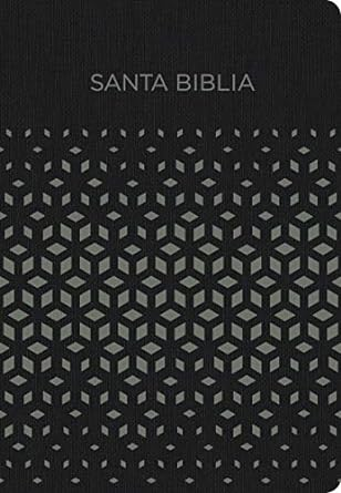 Biblia Nueva Versión Internacional. Símil piel, negro y plata