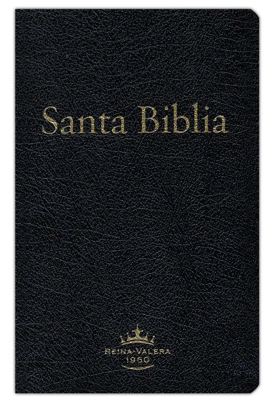 Biblia Letra Gigante RVR 1960, Piel Fabricada Negra