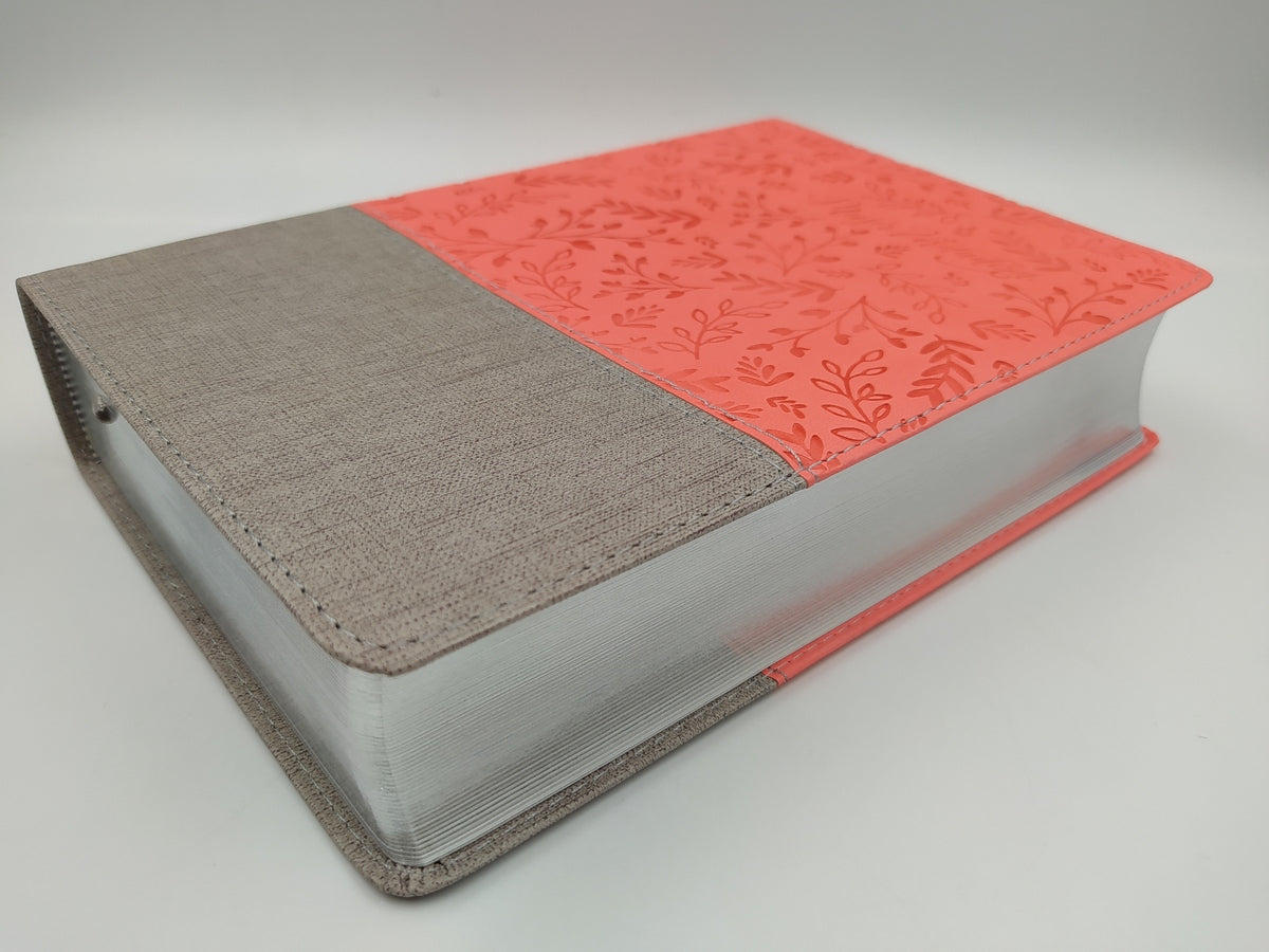 Biblia devocional Mujer Verdadera RVR60 - Duo-tono Coral