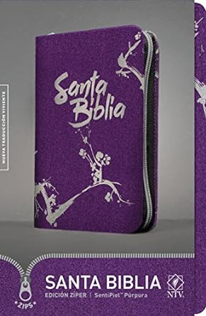 Santa Biblia NTV, Edición zíper- Morada