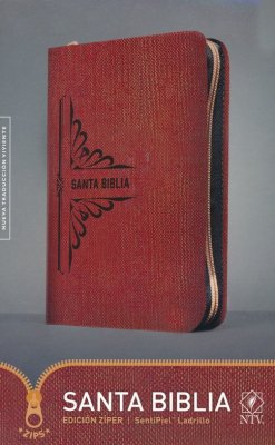 Santa Biblia NTV Edición Zíper, SentiPiel Ladrillo