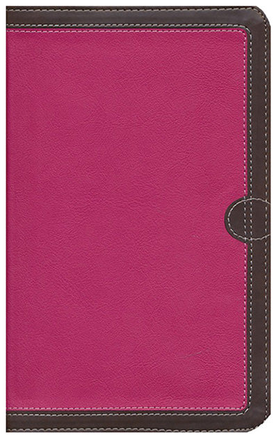 NIV Thinline Bible Compact Pink and Brown, Imitation Leather