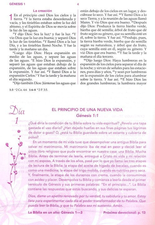 Biblia de la mujer conforme al corazón de Dios RVR 1960 ed. Jardín