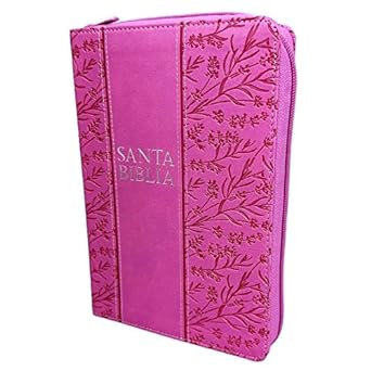 Biblia Letra Grande 12 puntos para Mujer con cierre RV1960 floral con indice