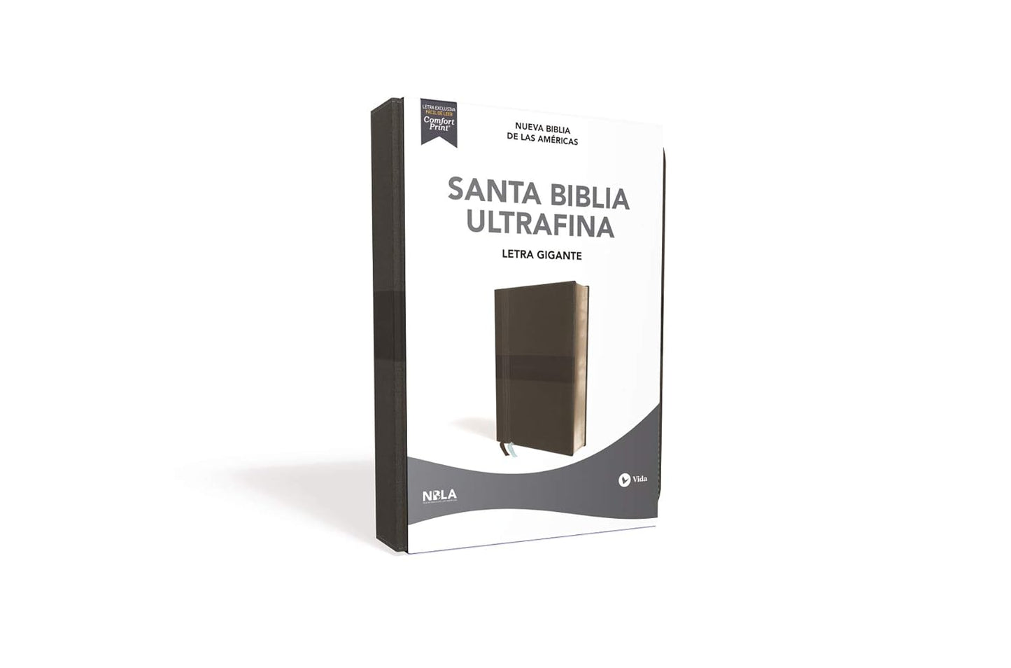 Biblia Ultrafina, NBLA, Letra Gigante, Leathersoft, Negro, Letra Roja