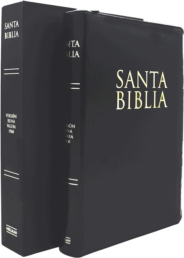 RVR 1960 Biblia Super Gigante con Impresión Grande, Negro, Imitación Cuero