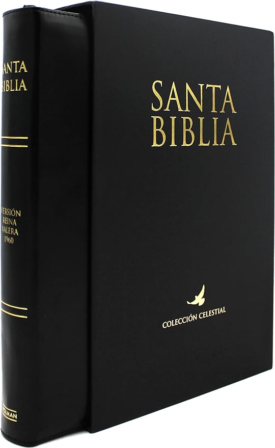 RVR 1960 Biblia Super Gigante con Impresión Grande, Negro, Imitación Cuero