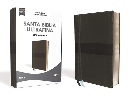 Biblia Ultrafina, NBLA, Letra Gigante, Leathersoft, Negro, Letra Roja