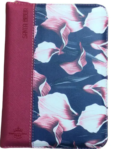 Biblia Reina Valera 1960 / Flores Magenta