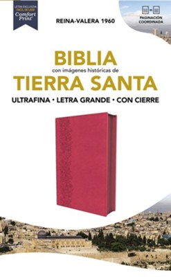 Biblia Reina-Valera 1960, Tierra Santa, Ultrafina, Letra Grande,