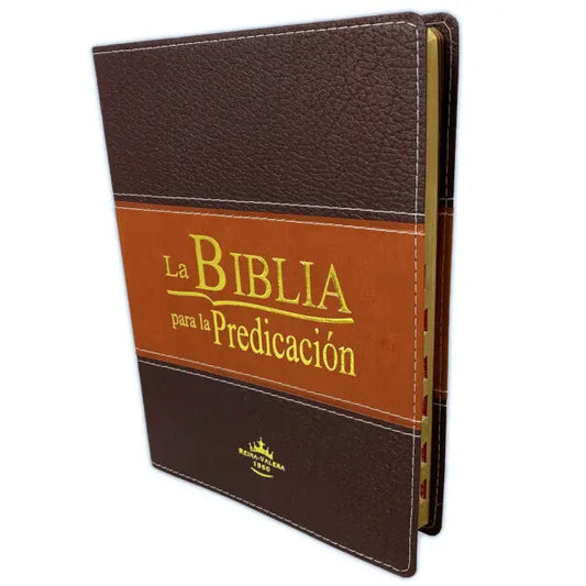 Biblia para la Predicación RVR 1960 Marrón