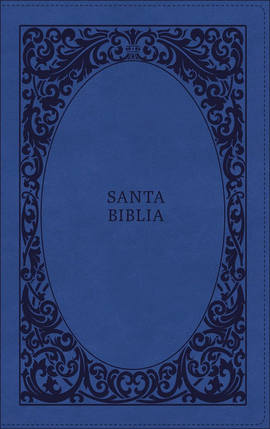 Biblia Reina-Valera 1960, Tierra Santa, Ultrafina letra grande azul