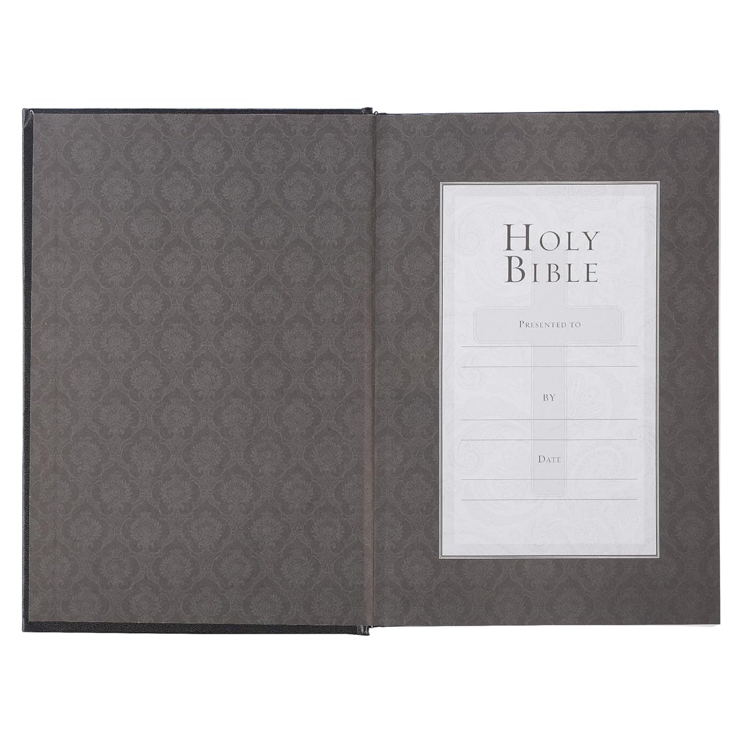 KJV Holy Bible, Pew and Worship Bible Large Print Red Letter Edition Hardcover - Ribbon Marker, King James Version, Black