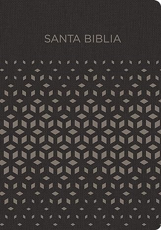 Biblia Reina Valera 1960. Símil piel, negro y plata