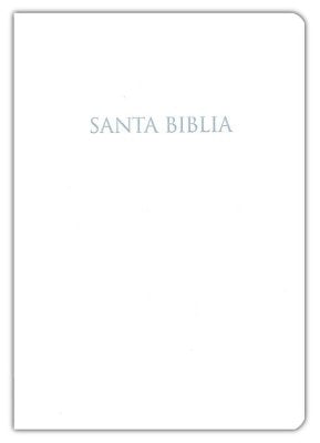 NVI Biblia, blanco imitacion piel