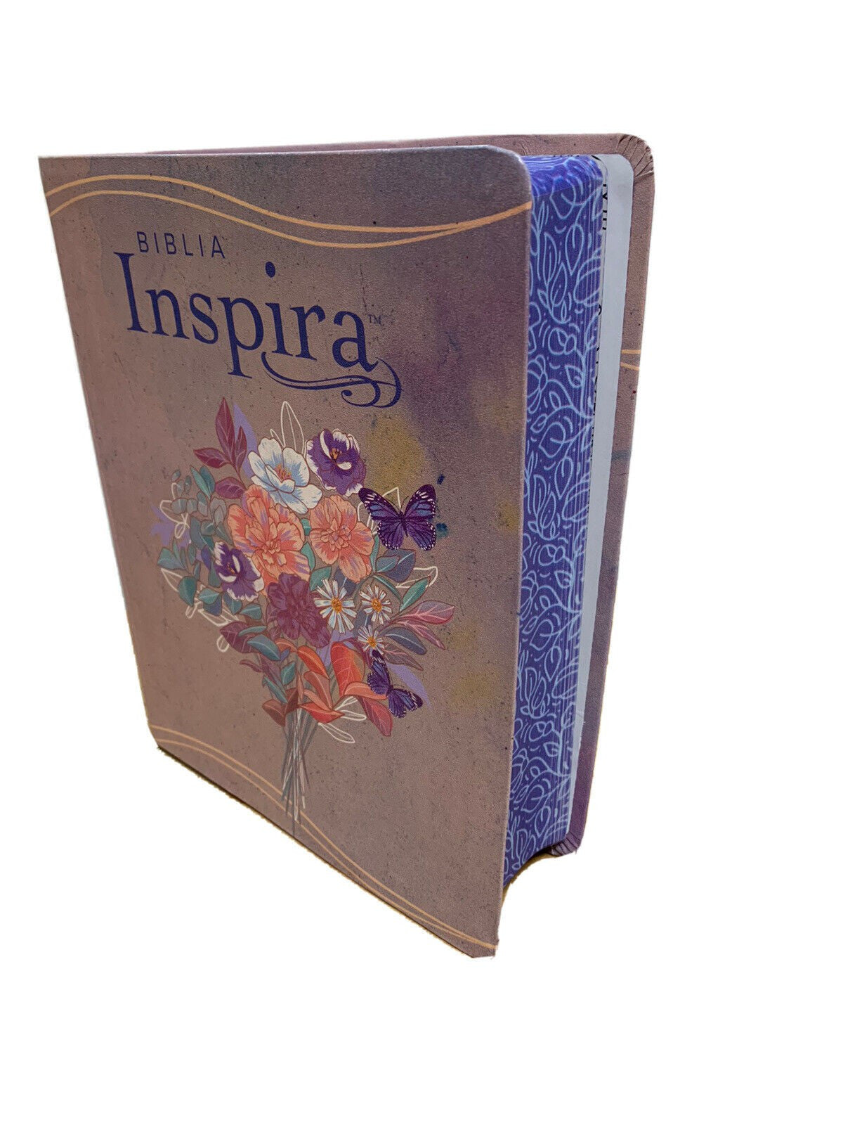 Biblia Inspira NTV, Imit. Piel, Rosado Acuarela