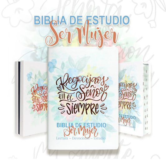 Biblia de Estudio Ser Mujer RVR 1960