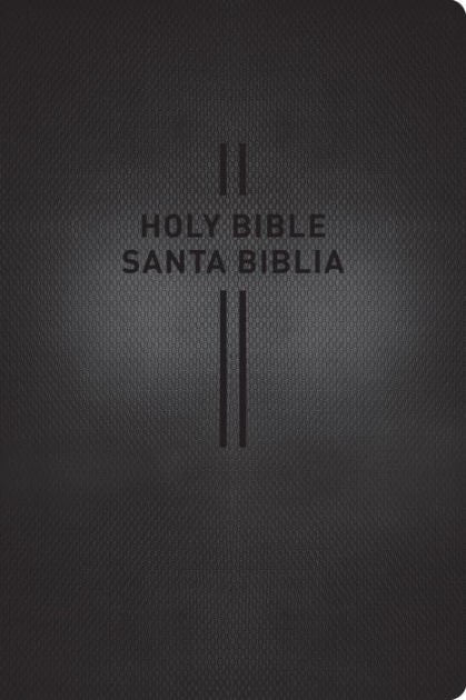 Bilingual Bible / Biblia bilingüe NLT/NTV (LeatherLike, Black)