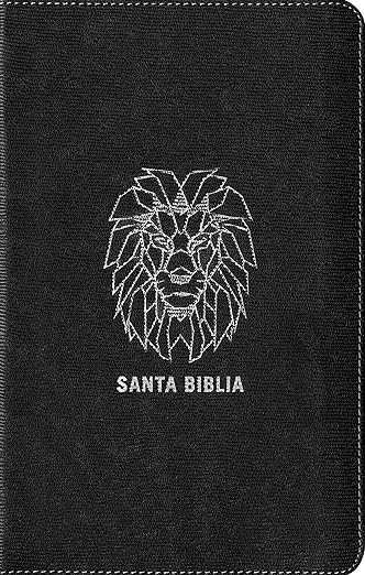 Santa Biblia NTV, Edición zíper, León (SentiPiel, Negro)