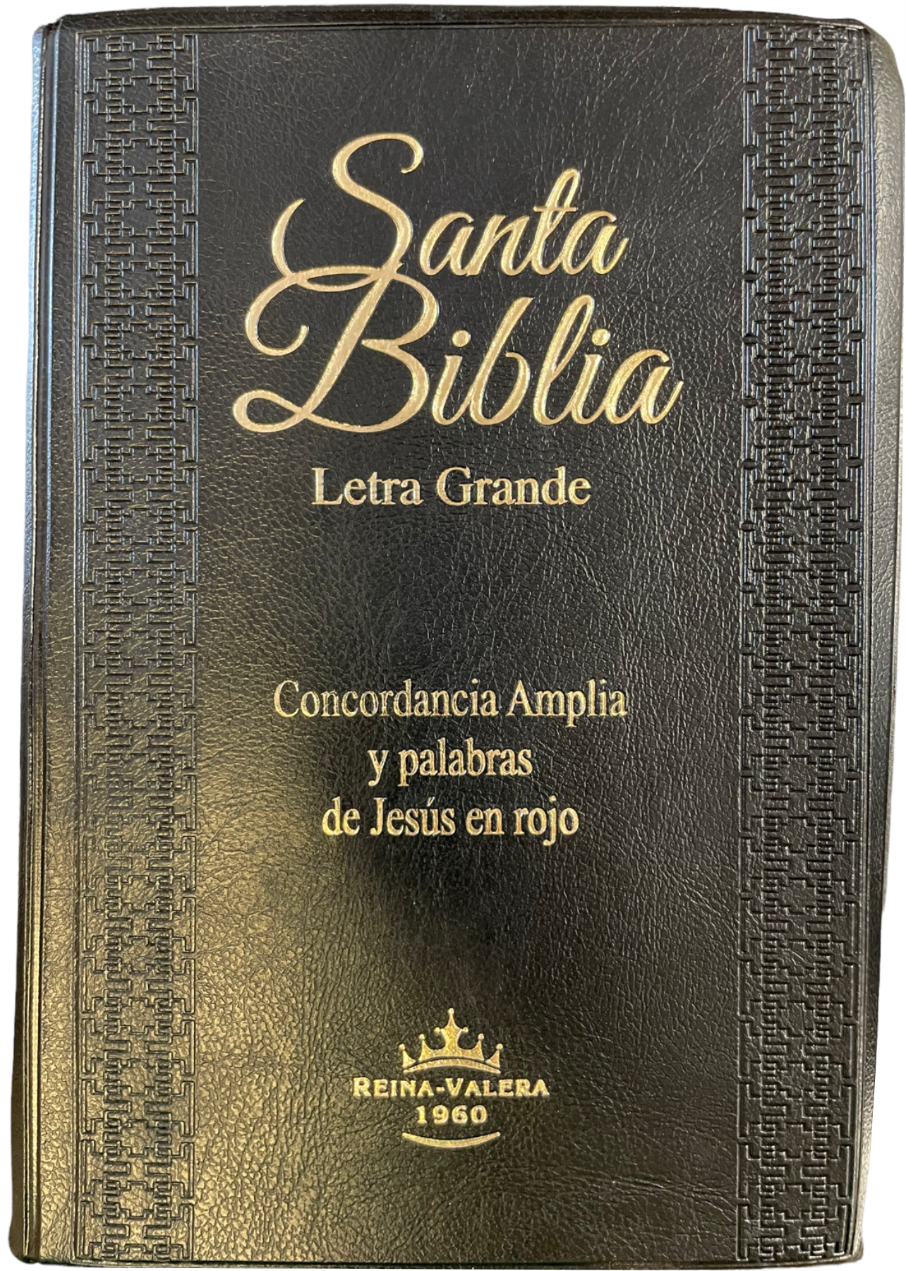 Biblia Letra Grande Concordancia Amplia RV1960, Manual Tapa Vinilo, Negro