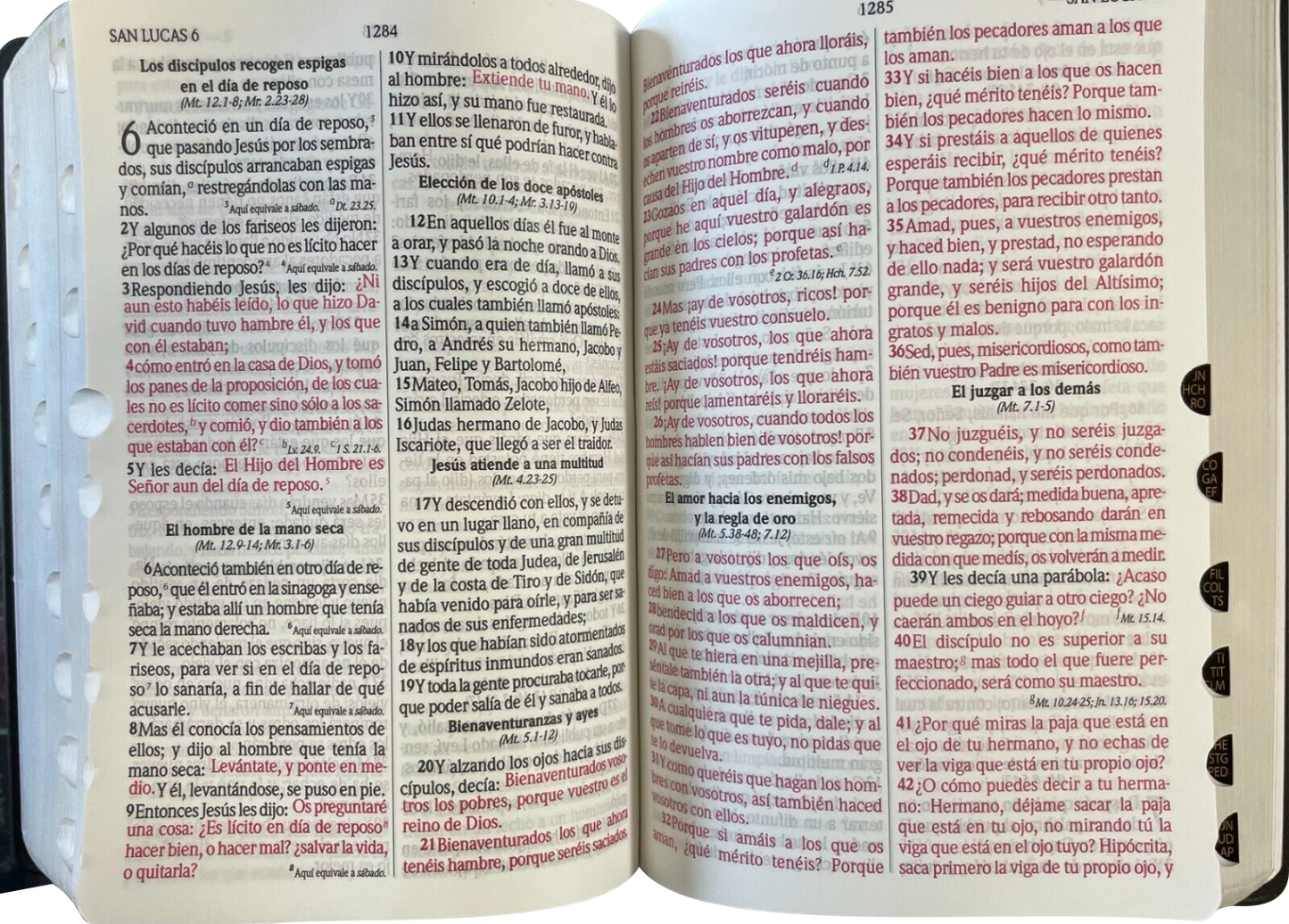 Biblia Letra Grande con Cierre RV1960, Manual Imitación Piel, Azul y Gris con Indice