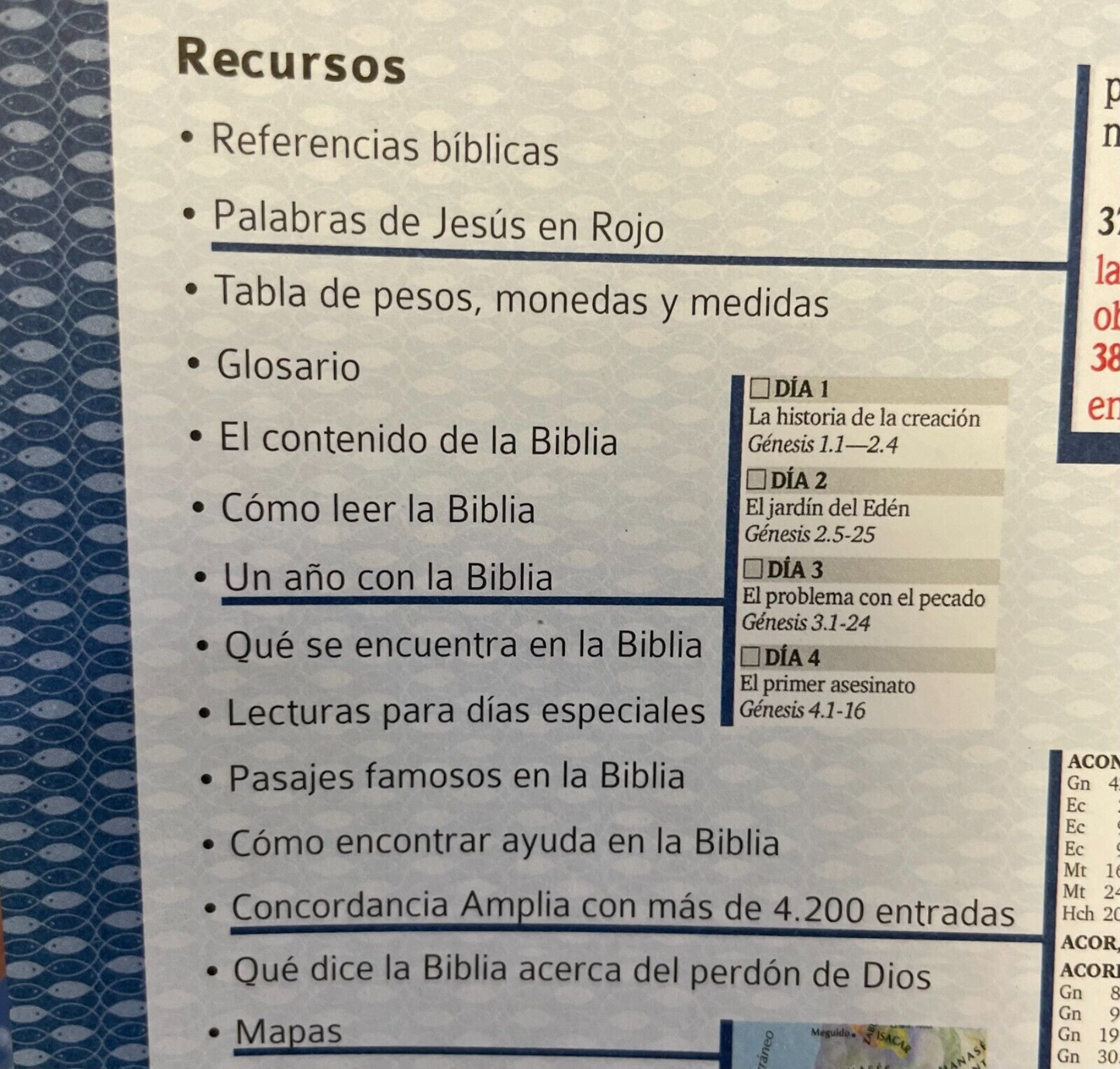 Biblia Letra Grande con Cierre RV1960, Manual Imitación Piel, Azul y Gris con Indice