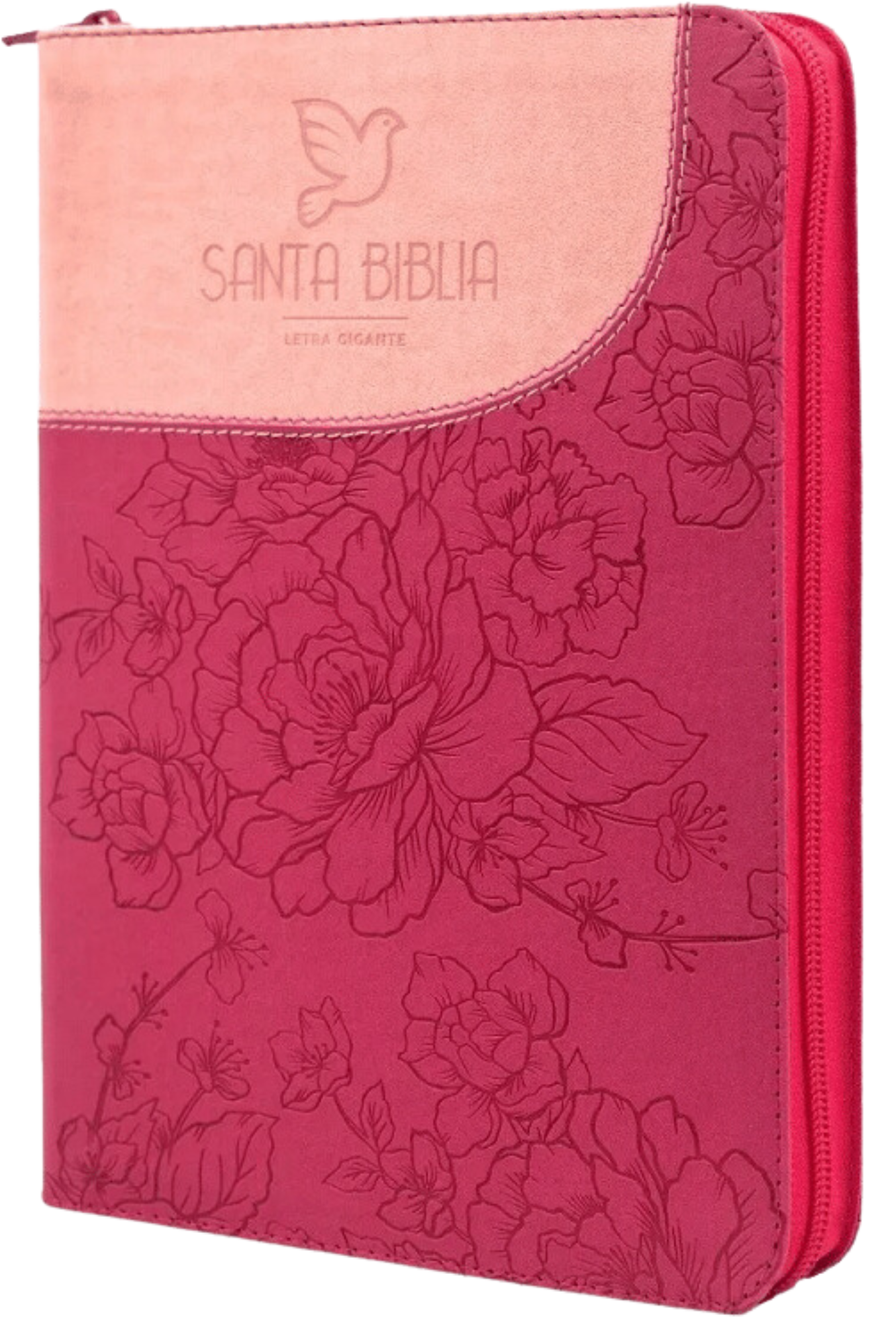 Biblia Letra Gigante Duo Tono Rosa Cierre Index RVR 1960