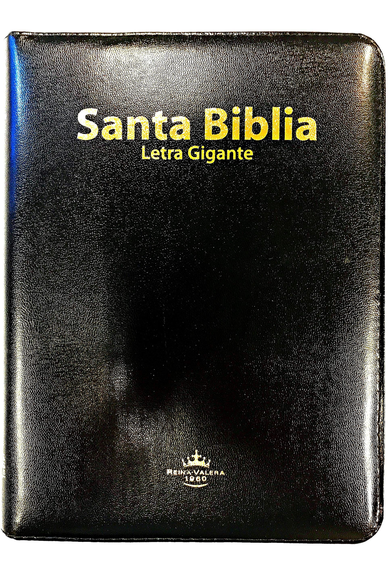 Santa Biblia Reina-Valera 1960 Letra Gigante con Cierre Imitación Piel Negro con Indice