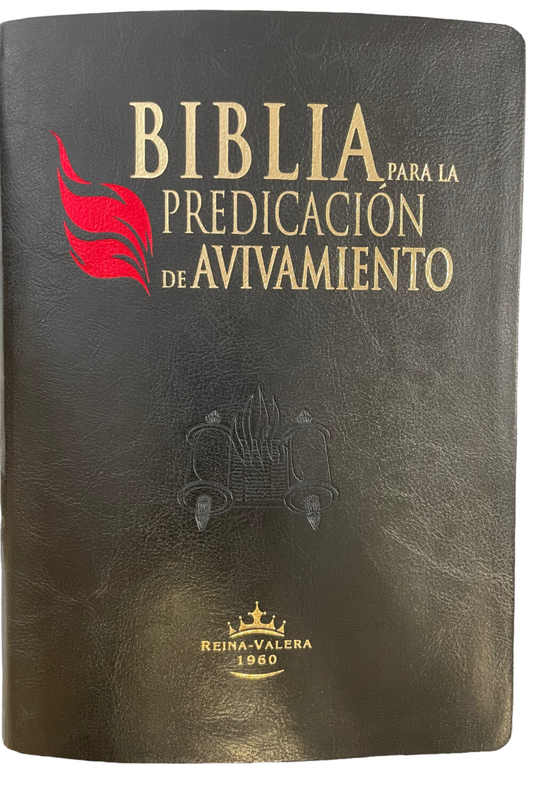 Biblia para la Predicación de Avivamiento Piel Negro con Index RV1960