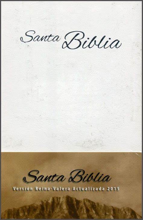 Biblia tipo agenda blanca RVA