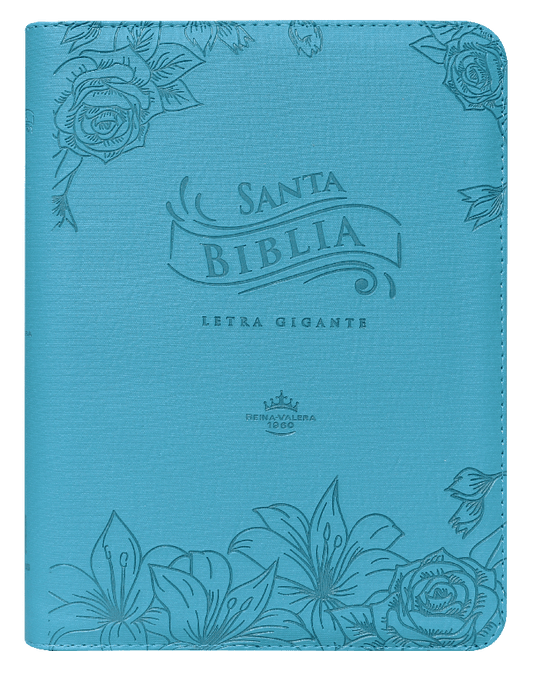 Biblia Letra Gigante Cierre E Indice Azul Reina Valera 1960