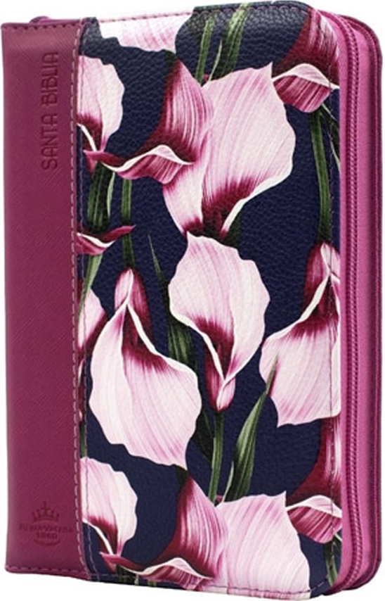 Biblia Reina Valera 1960 / Flores Magenta