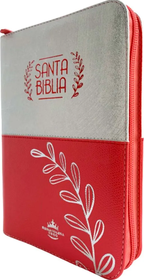 BIBLIA REINA VALERA 1960, ROSADA CON PLATEADO