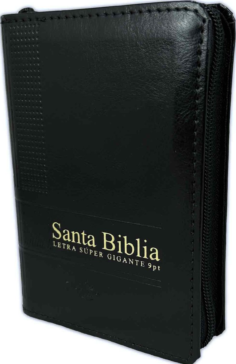 Biblia de Bolsillo con Cierre RV1960 imit piel negro con índice