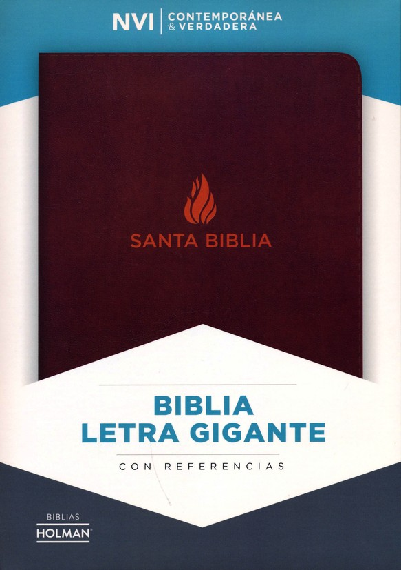 Biblia letra gigante NVI, piel fab.