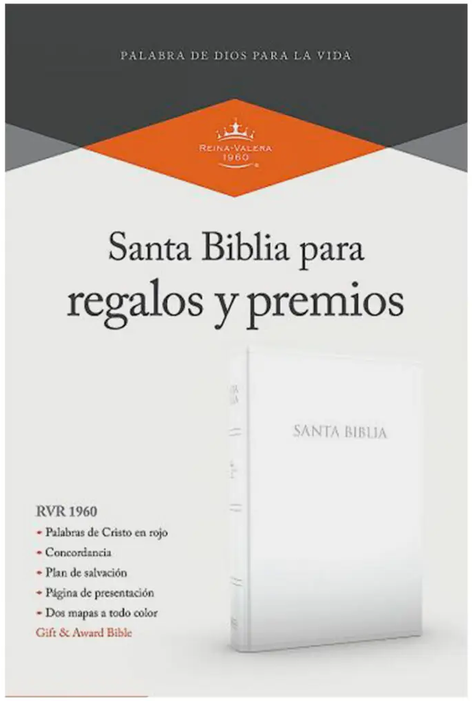 Biblia RVR60 i/piel Blanco