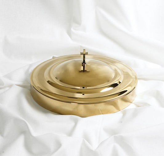 Communion Tray Cover - Brass Stainless Steel small