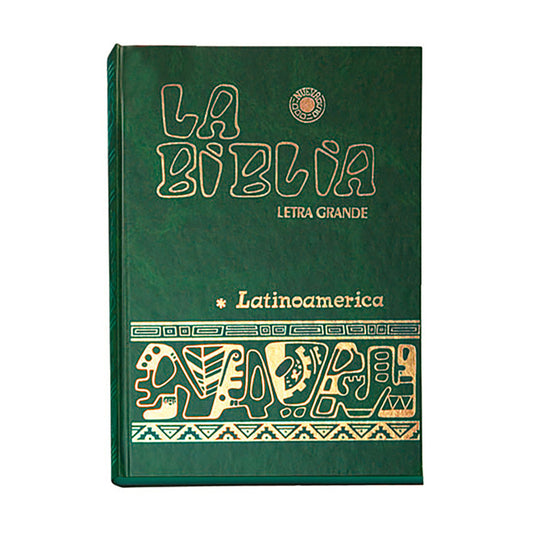 La Biblia Latinoamerica Letra Grande Verde