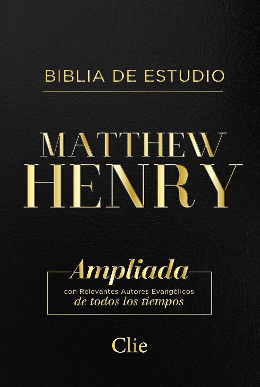 RVR, Biblia de Estudio Matthew Henry, Leathersoft, Negro, con Índice, Interior a dos colores (Spanish Edition)