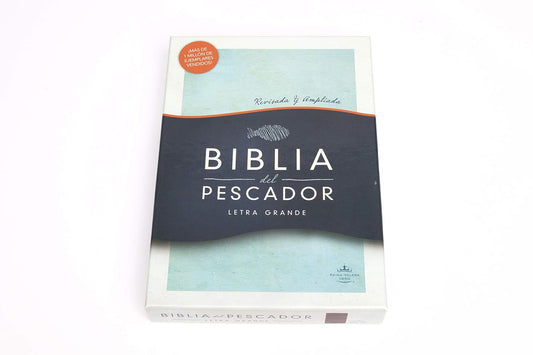 Reina Valera 1960 Biblia del Pescador, letra grande, caoba símil piel | RVR 1960