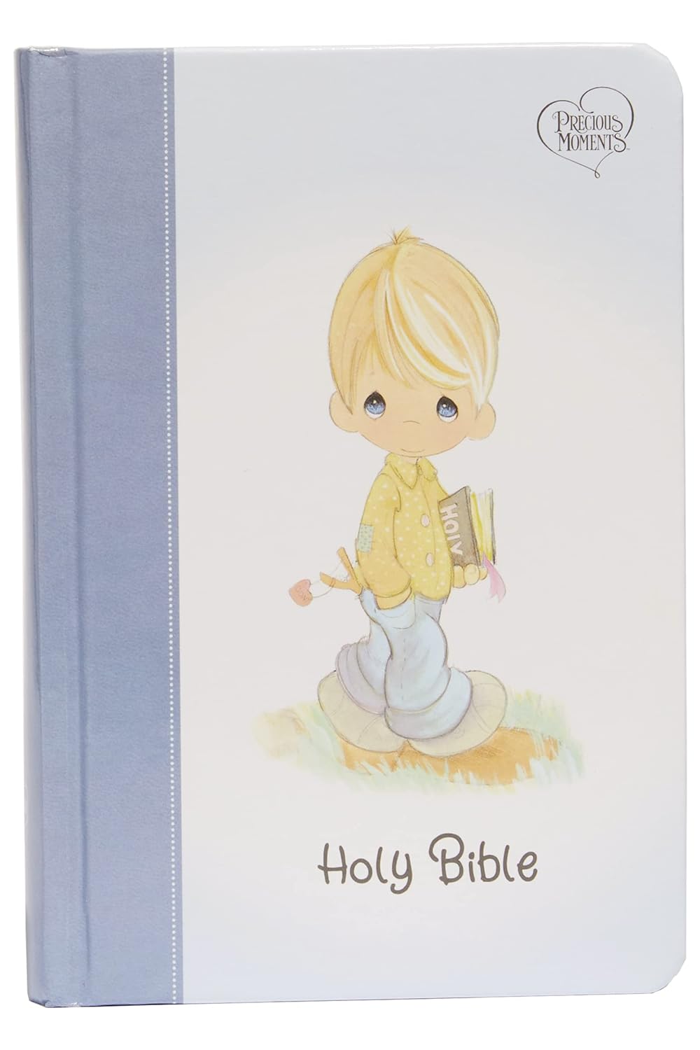 NKJV, Precious Moments Small Hands Bible, Hardcover, Blue, Comfort Print: Holy Bible, New King James Version Tapa dura