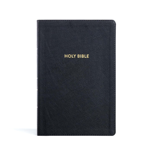 KJV Rainbow Study Bible, Black LeatherTouch, Indexed, Black Letter, Pure Cambridge Text, Color Coded, Bible Study Helps, Reading Plans, Full-Color Maps, Easy to Read Bible MCM Type