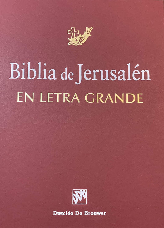 Biblia de jerusalén en letra grande