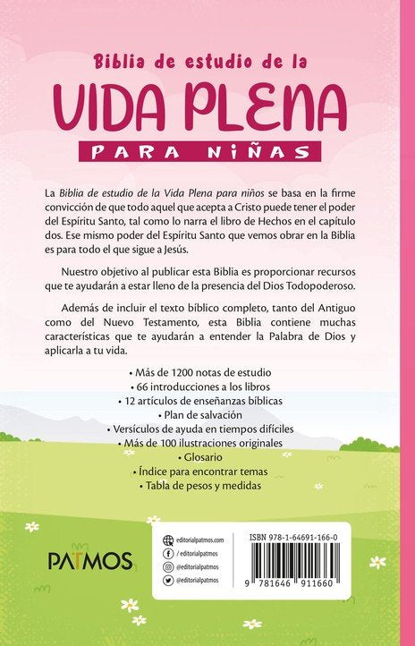 RVC Biblia de estudio para la Vida Plena para ninas (Full Life Study Bible for Girls)