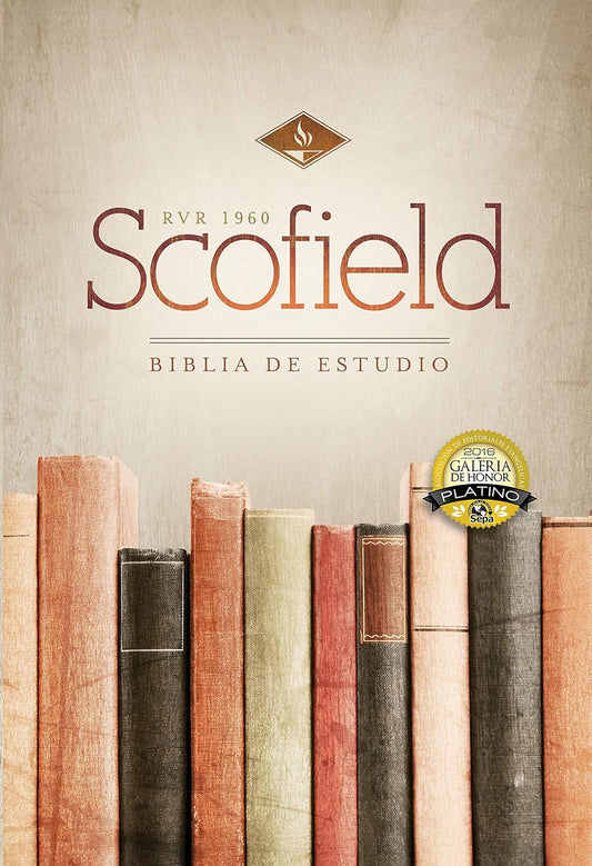 RVR 1960 Biblia de estudio Scofield, tapa dura con índice