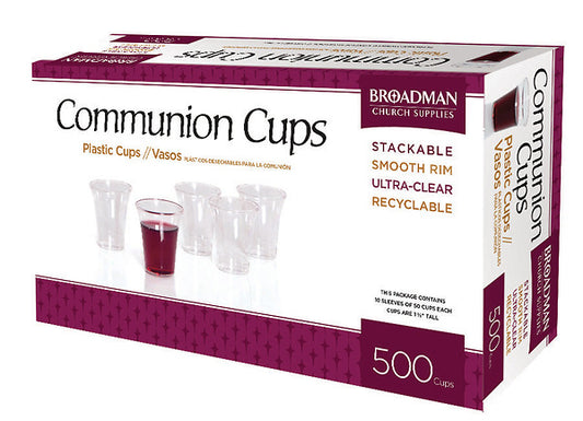 Disposable Communion Cups Plastic (Box of 500)