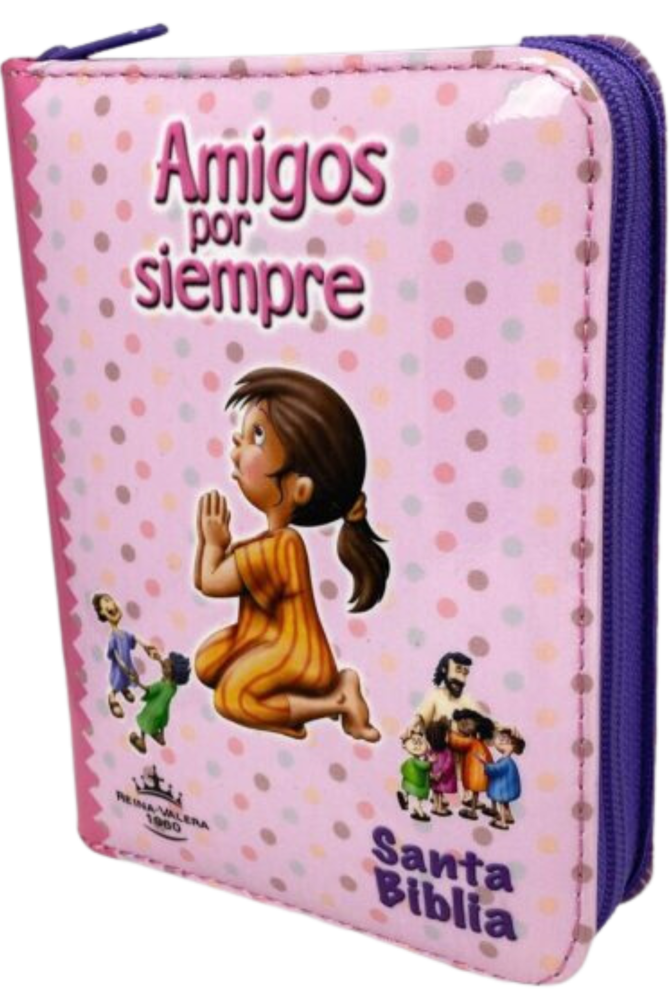 Biblia Amigos Por Siempre Rosa con Cierre RVR1960