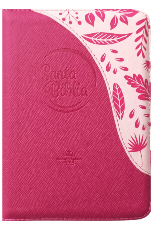 Biblia Compacta Rosa Hojitas Cierre RVR 1960