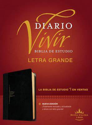 Biblia de Estudio del Diario Vivir Rvr60, Letra Grande